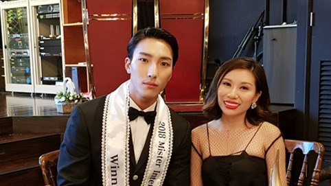Minh Hiếu là khách mời duy nhất của Việt Nam ngồi ghế VIP Mister International Korea 2018