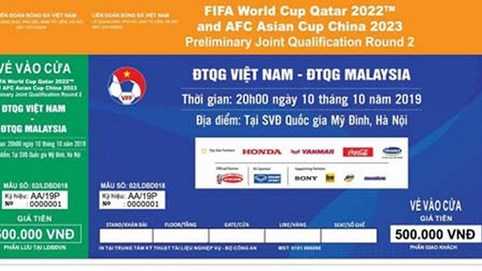 Mở bán vé vòng loại thứ 2 World Cup 2022