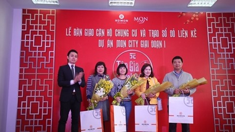 Mon City bàn giao căn hộ chung cư và cấp sổ đỏ cho cư dân Mon Street