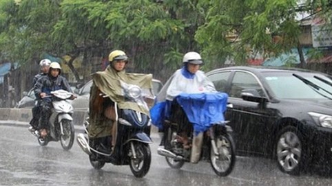 Mưa to khắp nơi trong những ngày nghỉ lễ