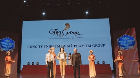 Mỹ phẩm TM Group lọt top 50 Thương hiệu, nhãn hiệu nổi tiếng đất Việt năm 2019