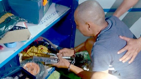 Nghi phạm cướp ngân hàng ở Khánh Hòa chế tạo 11 khẩu súng