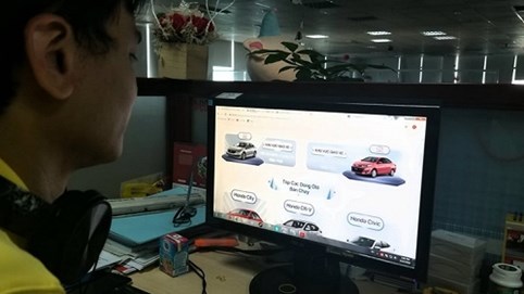 Ngồi một chỗ mua được ô tô… nhờ cú click chuột