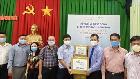 Novaland ủng hộ gần 6 tỷ đồng, chung tay chống dịch Covid-19