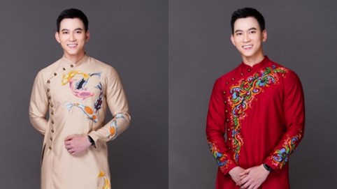 NTK Minh Châu mang đám cưới chuột, tranh Đông Hồ lên áo dài Việt Nam