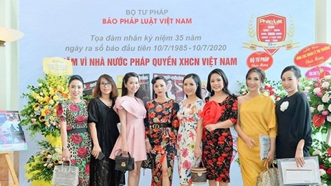 Nữ lãnh đạo Happy Women tham dự sự kiện của Báo Pháp luật Việt Nam