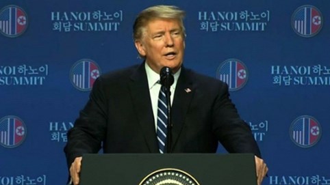 Ông Trump nêu lý do khiến Thượng đỉnh Mỹ - Triều không đạt thỏa thuận