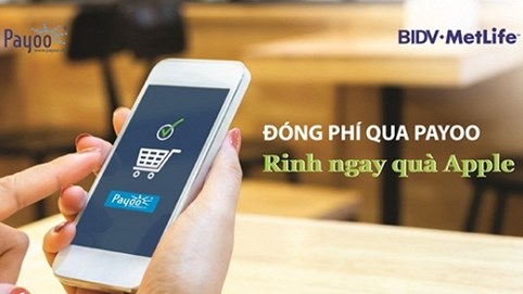 Rinh quà Apple cùng BIDV MetLife khi đóng phí qua Payoo