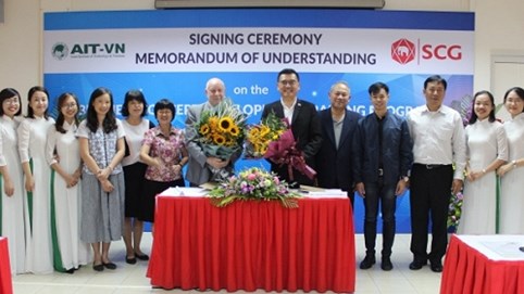 SCG hợp tác cùng Viện Công nghệ Châu Á tại Việt Nam nhằm đào tạo các nhà quản lý trẻ