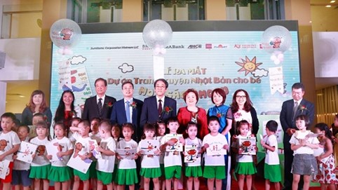 SeABank và BRG cùng Sumitono Việt Nam tài trợ dự án xuất bản sách truyện Nhật Bản cho trẻ em VN