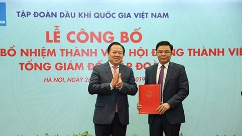 Tân Tổng Giám đốc Tập đoàn Dầu khí Quốc gia Việt Nam Lê Mạnh Hùng cam kết thực hiện 6 nhiệm vụ lớn
