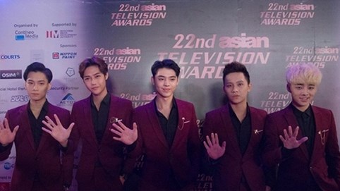 The Air biểu diễn kết màn Giải thưởng Truyền hình châu Á 2017