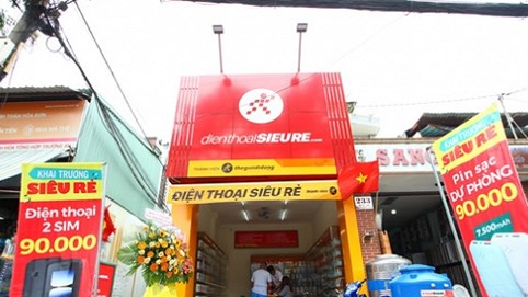 Thế giới Di động đóng cửa chuỗi cửa hàng Điện Thoại Siêu Rẻ