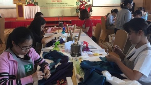 Thợ may Việt Nam tranh tài tại cuộc thi may trang phục Kimono