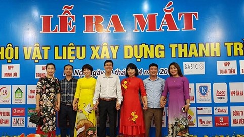 Tưng bừng ra mắt Hội Vật liệu xây dựng huyện Thanh Trì