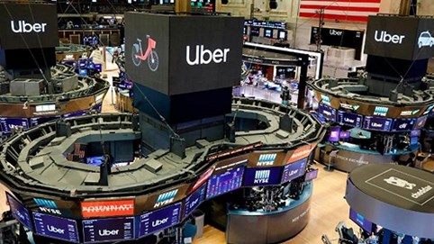 Cổ phiếu Uber lao dốc ngay sau khi IPO 8,1 tỷ USD