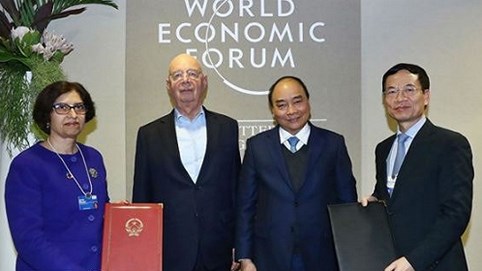 Việt Nam - WEF ký thỏa thuận hợp tác về Cách mạng công nghiệp 4.0
