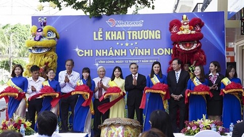 Vietravel Tây Nam Bộ tưng bừng khai trương chi nhánh Vĩnh Long