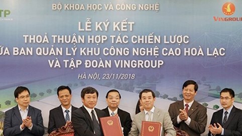 Vingroup sẽ đầu tư 1.200 tỷ đồng cho nhà máy sản xuất thiết bị công nghệ cao tại Khu CNC Hòa Lạc