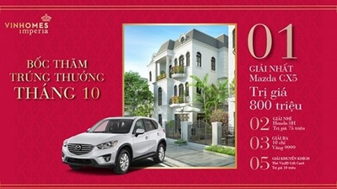 Vinhomes Imperia Hải Phòng: Mua biệt thự sang, được xe như ý