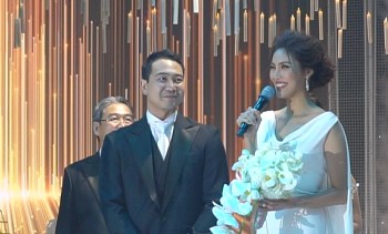 Vợ chồng Lan Khuê: 