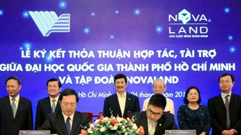 Tập đoàn Novaland hỗ trợ 10 tỷ đồng cho Quỹ phát triển đại học quốc gia TP Hồ Chí Minh