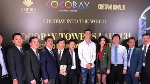 Cristiano Ronaldo tham dự lễ ra mắt kỳ quan mới của Cocobay