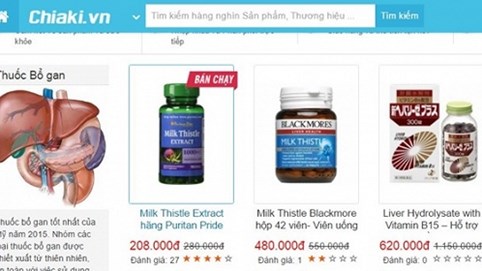 Thực phẩm chức năng “đội lốt” thuốc, Chiaki.vn lừa dối người tiêu dùng