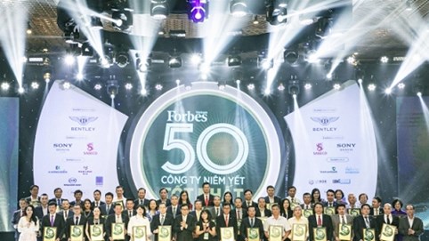Lễ vinh danh 50 công ty niêm yết tốt nhất 2019 do Forbes Việt Nam bình chọn