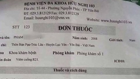 Chuyện hy hữu: Bác sĩ kê đơn thuốc “đặt âm đạo”... cho bệnh nhi nam