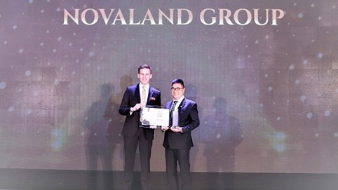 Novaland đạt giải Nhà phát triển dự án BĐS tốt nhất Việt Nam 2019