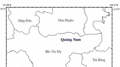 Quảng Nam: Động đất 2,7 độ Richter tại lòng hồ thủy điện Sông Tranh 2