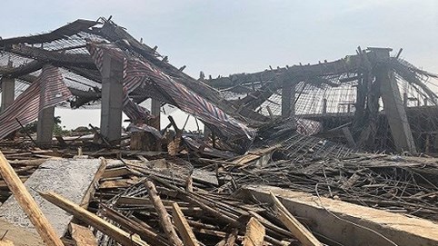 Khởi tố vụ án sập cây xăng xây dựng trái phép khiến 1 người tử vong