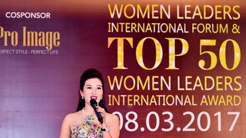 Á hậu quý bà thế giới Nguyễn Thu Hương hội ngộ nữ lãnh đạo quốc tế