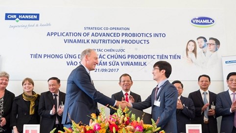 Vinamilk và Tập đoàn Chr. Hansen tiên phong ứng dụng các chủng Probiotic vào sản phẩm sữa