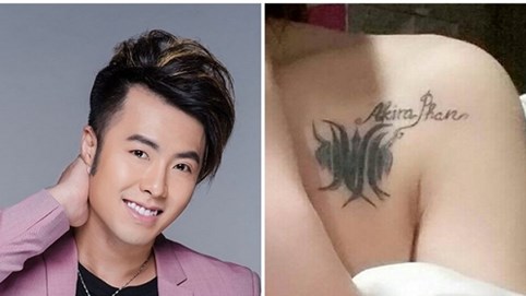 Akira Phan ngượng đỏ mặt khi được fan nữ gửi ảnh khoe hình xăm tên mình