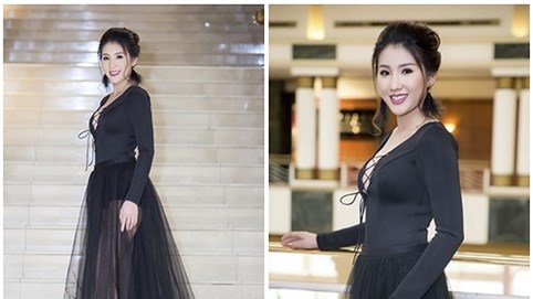 Bảo Như khoe vẻ gợi cảm với váy xuyên thấu