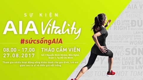 Ngày hội AIA Vitality Day: Sân chơi vui khỏe cùng gia đình