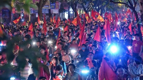 Cấm 20 tuyến đường phục vụ trận chung kết lượt về trên sân Mỹ Đình