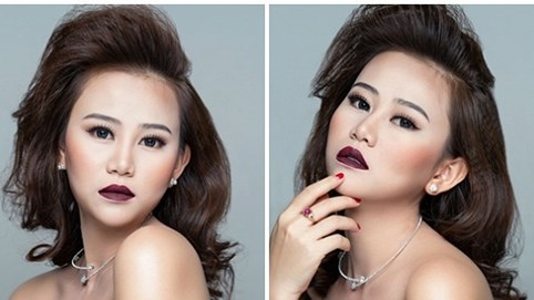 Cao Thùy Trang khoe vai trần gợi cảm