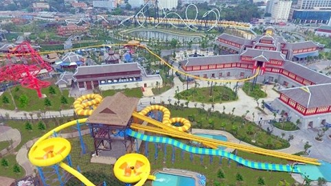 Công viên nước hiện đại nhất Đông Nam Á sắp khai trương tại Hạ Long