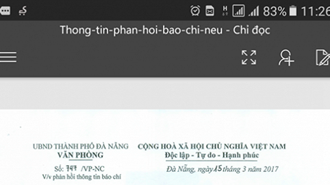 Đà Nẵng trả lời về khối tài sản 