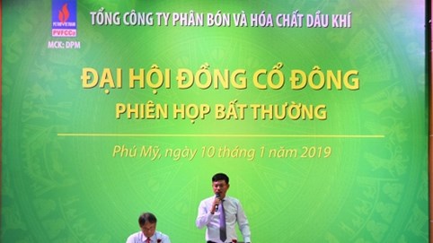 Đại diện PVN được bầu làm Chủ tịch HĐQT Đạm Phú Mỹ