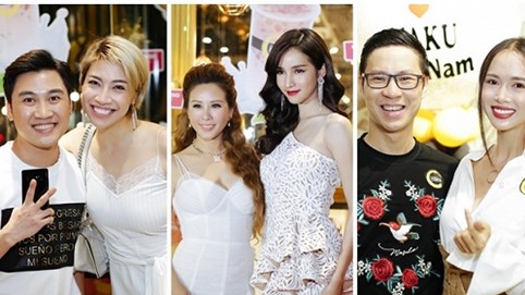 Dàn sao hội ngộ mừng Hoa hậu Thu Hoài khai trương chi nhánh mới