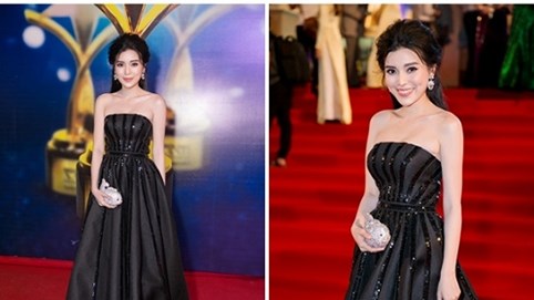 Diện váy đen huyền bí, Cao Thái Hà thành tâm điểm thảm đỏ