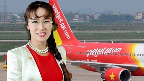 Giá cổ phiếu Vietjet đã vượt Vietnam Airlines