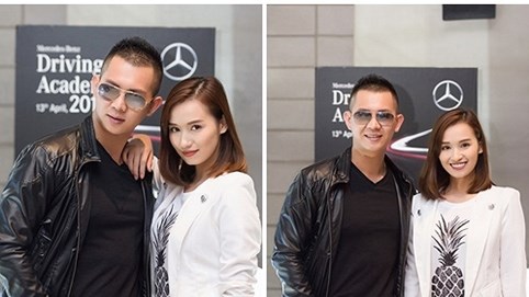 Hải Quân khoe vẻ nam tính bên Lã Thanh Huyền