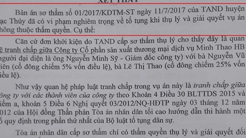 Hòa Bình: Cho rằng hai cấp tòa “xử sai”, đương sự “cầu cứu” giám đốc thẩm