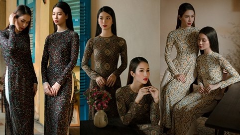 Hoa hậu Phan Thu Quyên và “em gái” gợi ý diện áo dài chơi Tết