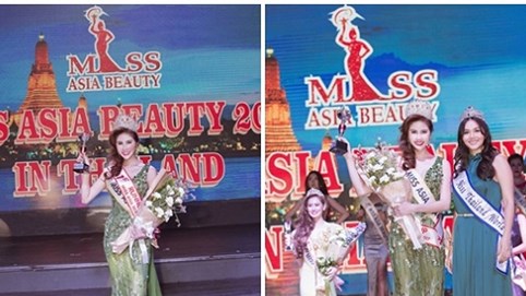 Hoàng Hạnh giành Á hậu 1 tại Miss Asia Beauty 2017